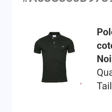 Polo lacoste 