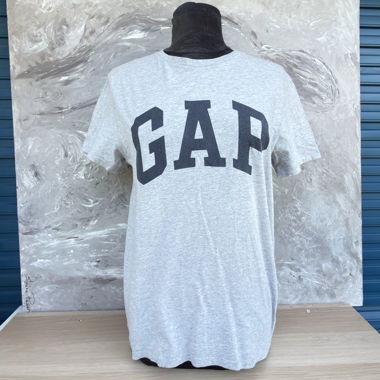 Herren-T-Shirt GAP Hellgrau-Chiné – Klassisches Logo