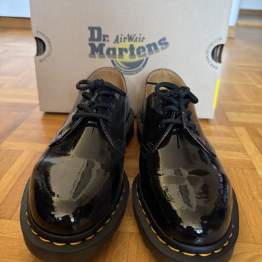 Scarpe Dr. Martens 1461 nere verniciate