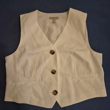 Gilet de tailleur blanc