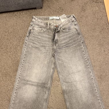 jeans baggy gris
