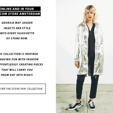 Veste argentée Volcom Stone Row x Georgia Jagger
