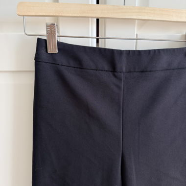 Schwarze Stoffhose