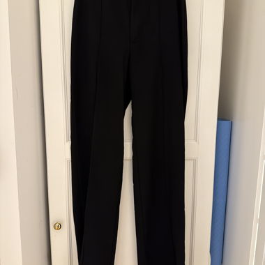 Pantalon en tissu noir