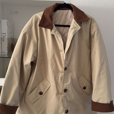 Beige Lined Coat