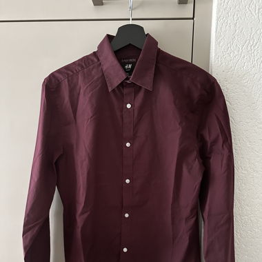 Chemise bordeaux 