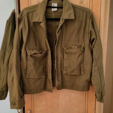 Veste utilitaire vert olive