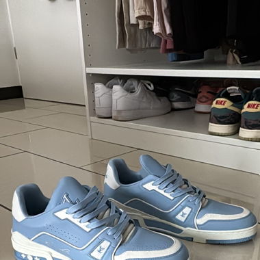 Louis vuitton trainer #54 light blue