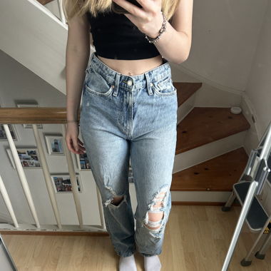 Mom fit jeans- blau