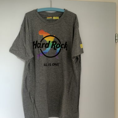 T-shirt Hard Rock gris
