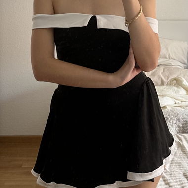 Mini black dress