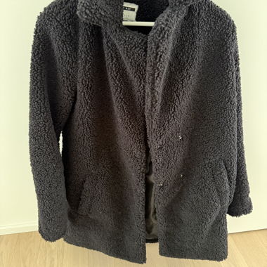 Cappotto in pile teddy