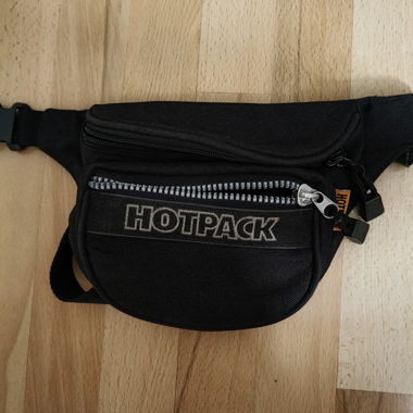Schwarze HOTPACK Bauchtasche