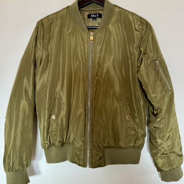 Giacca bomber verde oliva 