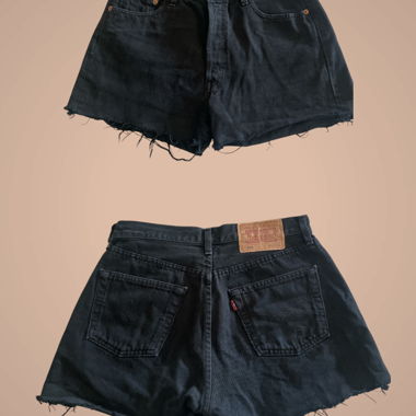 Levi's Black Denim Shorts