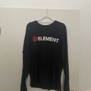 T-shirt maniche lunghe Element nero logo L