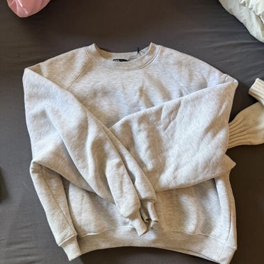 Pull gris Zara