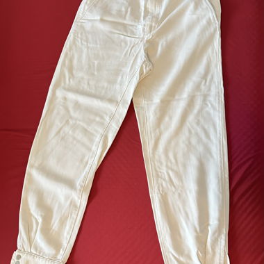 Massimo Dutti Cream Trousers - Size 36