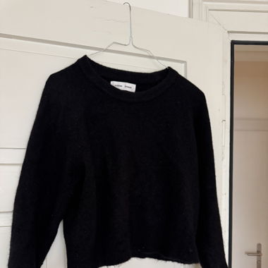 Samsoe Samsoe Alpaka-Pullover in Schwarz
