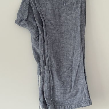 Pantalone estivo di lino Esmara azzurro chiaro