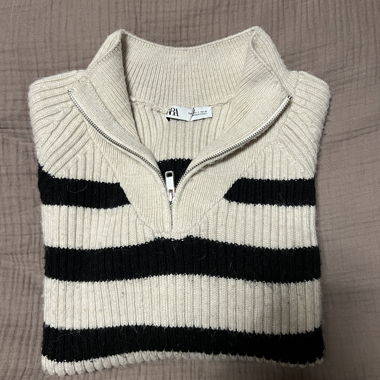 Maglione a righe