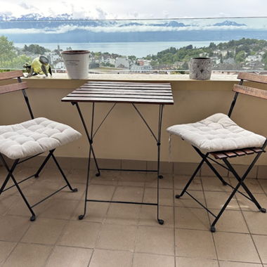 Folding Balcony Table and Chairs