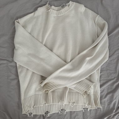Beiger Bershka Strickpullover