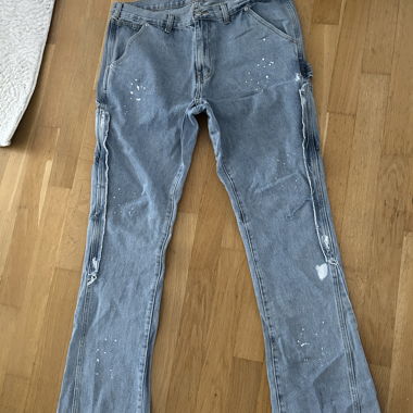 Jeans a zampa distressed