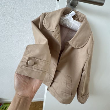 Kinder Trenchcoat beige