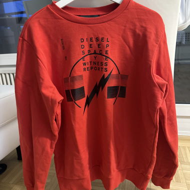 Felpa Diesel rossa