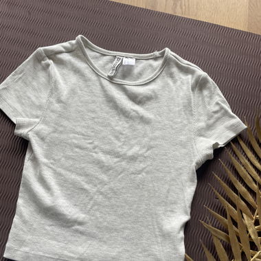 graues Baby tee 