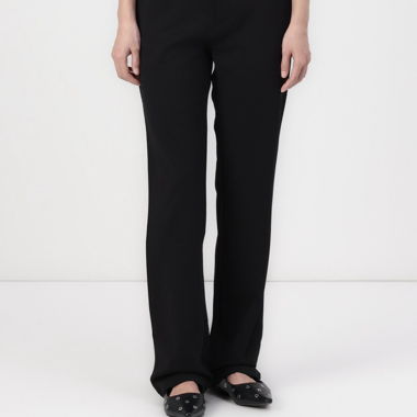 Pantalons en tissu noirs