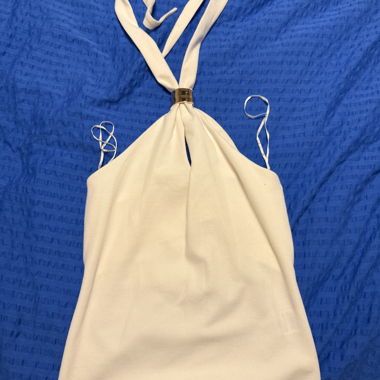 Top bianco Zebra XS