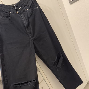 Schwarze Jeans 