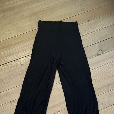 Pantalon en tissu noir