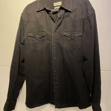 Black flannel jeans