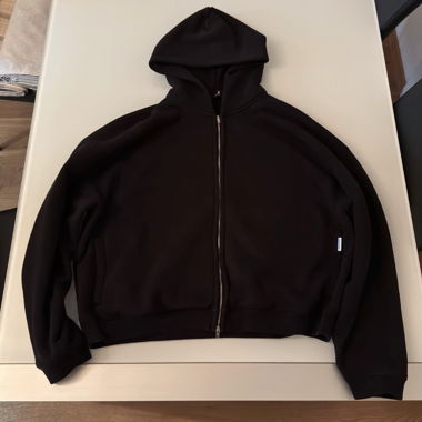 Represent Initial Boxy Zip Hoodie