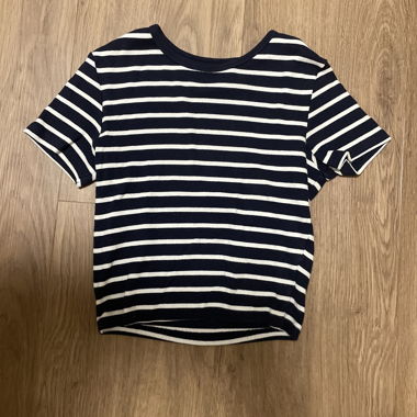 Crop top a righe