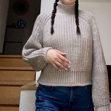 Pull en grosse maille