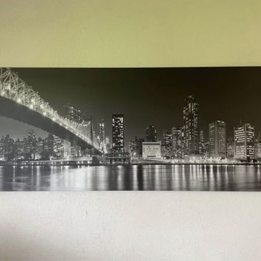 Toile murale New York noir et blanc