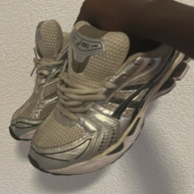 Silver ASICS Sneakers