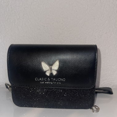 Dolce piccola borsa scintillante