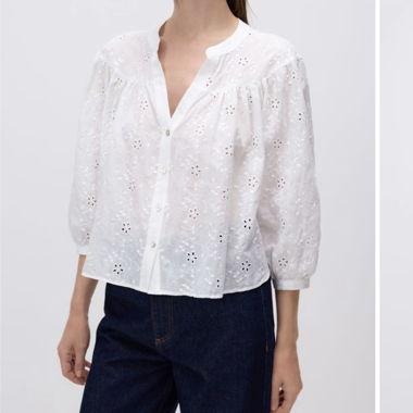 100% cotton blouse
