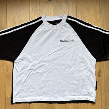 T-shirt coldculture nero-bianco Taglia L