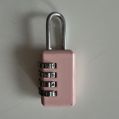 Pink combination lock