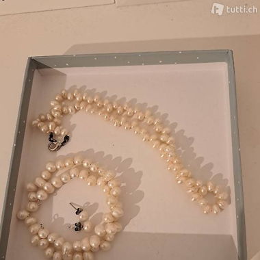 Süsswasserperlen Schmuckset
