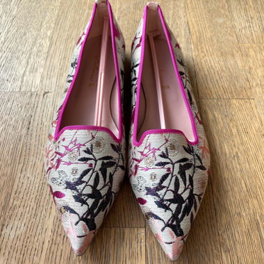 Chaussures plates fleuries PRETTY BALLERINAS