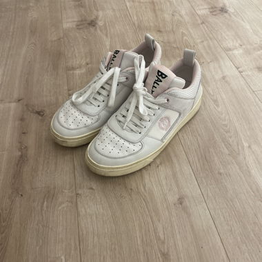 White Bally Sneakers