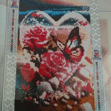 Image de diamond painting prête à l'emploi