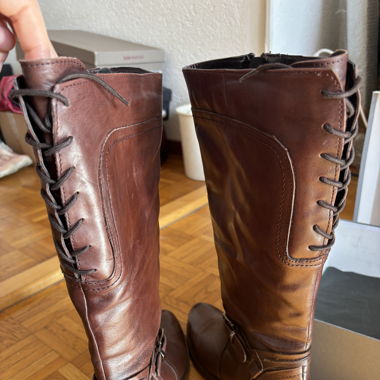 Bottes en cuir Minelli 